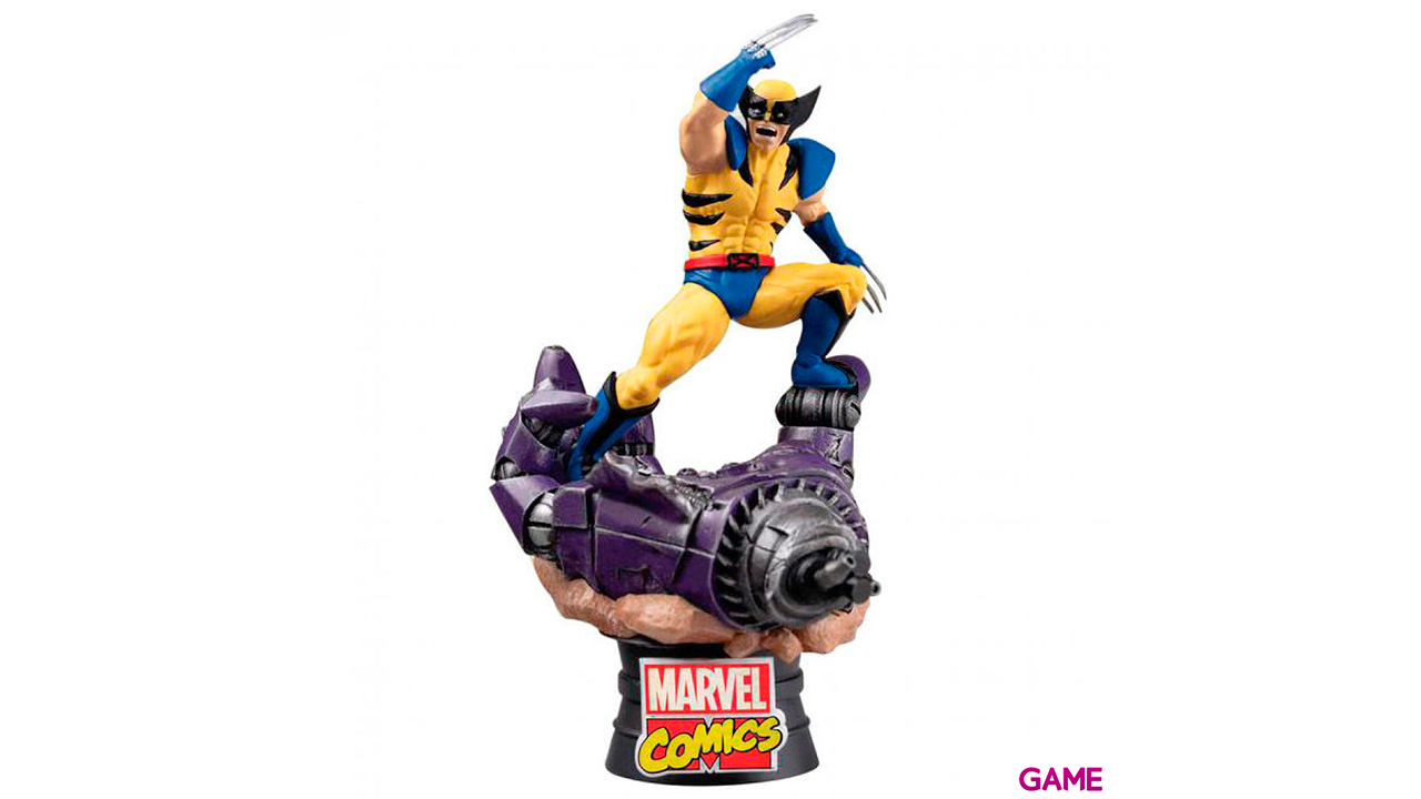 Figura Diorama Lobezno X-Men Marvel 16cm-0