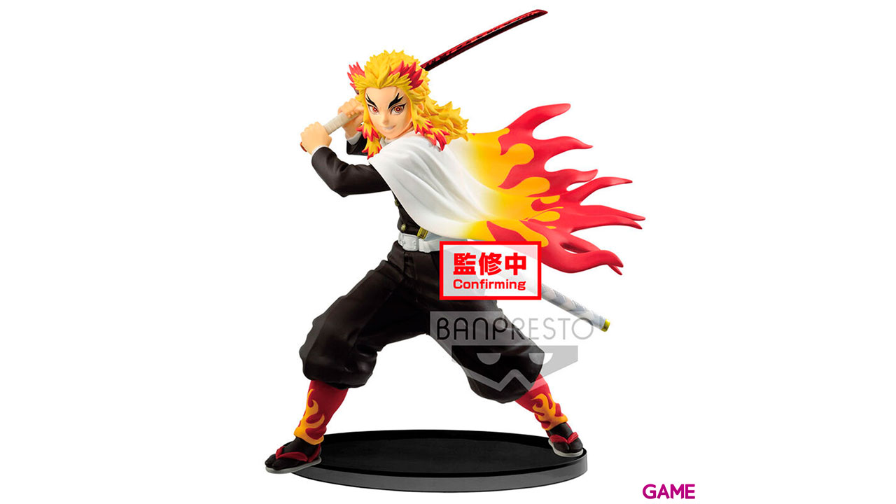 Figura Kyojuro Rengoku Vibration Stars Demon Slayer Kimetsu no Yaiba 15cm-0