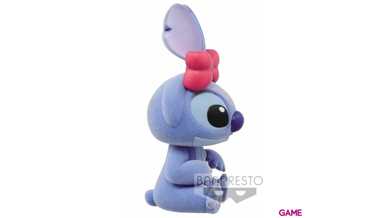 Figura Stitch Stitch and Angel Disney Characters Fluffy Puffy Q Posket 6cm-1