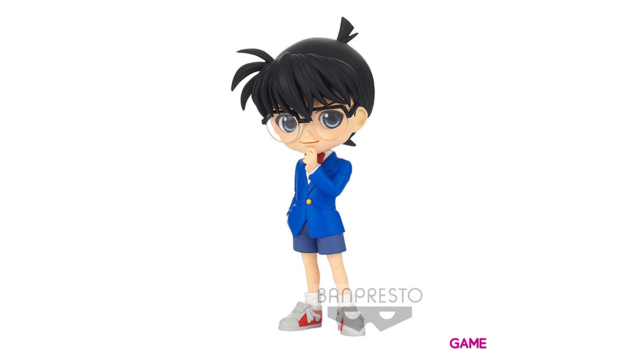 Figura Conan Edogawa Detective Conan Q posket B 13cm-0