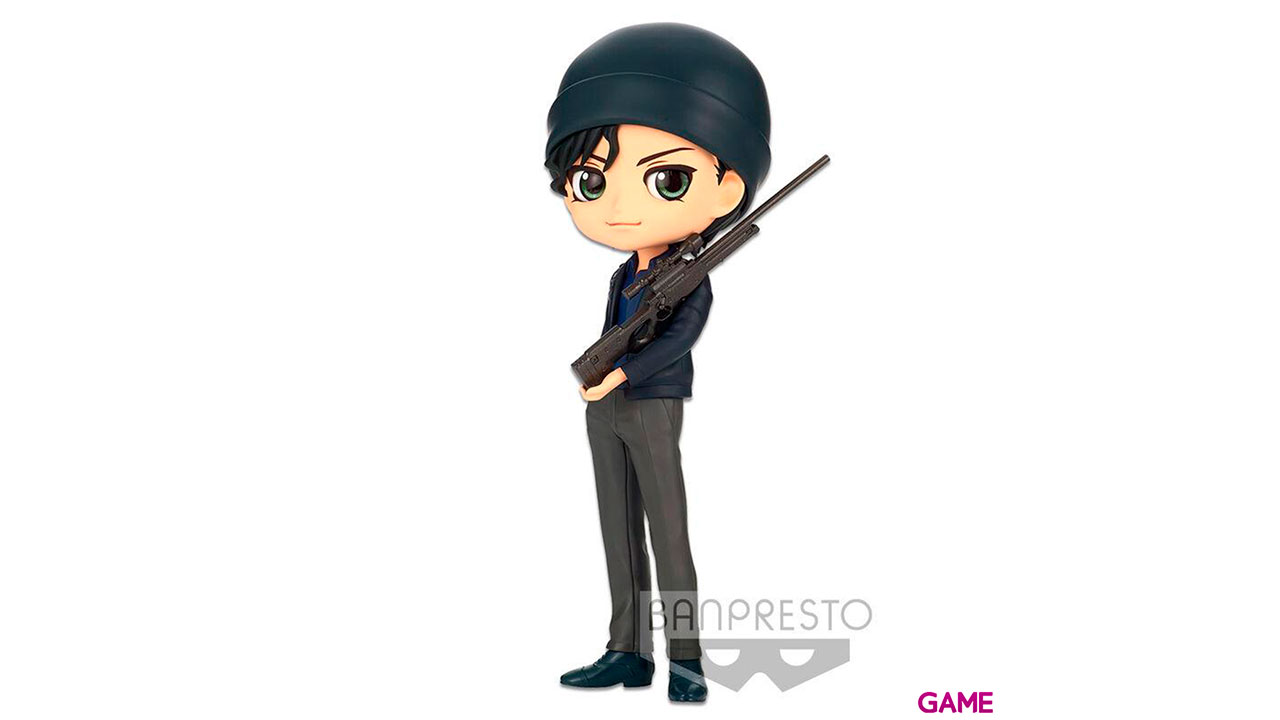 Figura Shuichi Akai Detective Conan Q Posket B 15cm-0