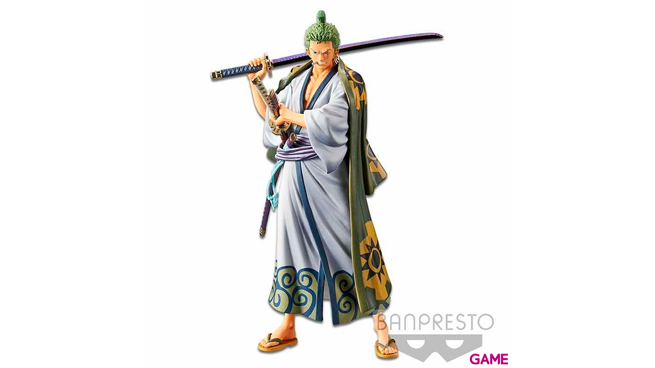 Figura Zoro Wanokuni vol2 The Grandline Men One Piece DXF 17cm-0