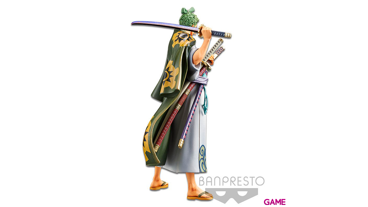 Figura Zoro Wanokuni vol2 The Grandline Men One Piece DXF 17cm-2