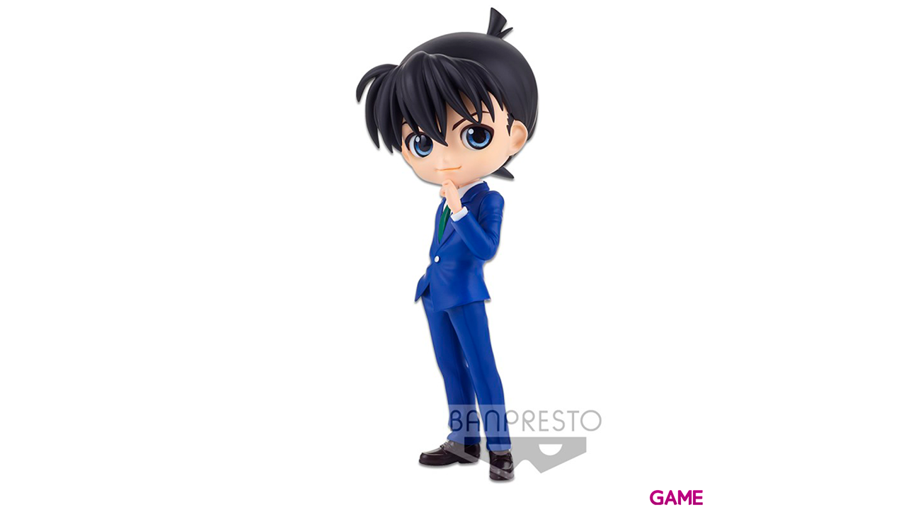 Figura Shinichi Kudo Detective Conan Q Posket B 14cm-0