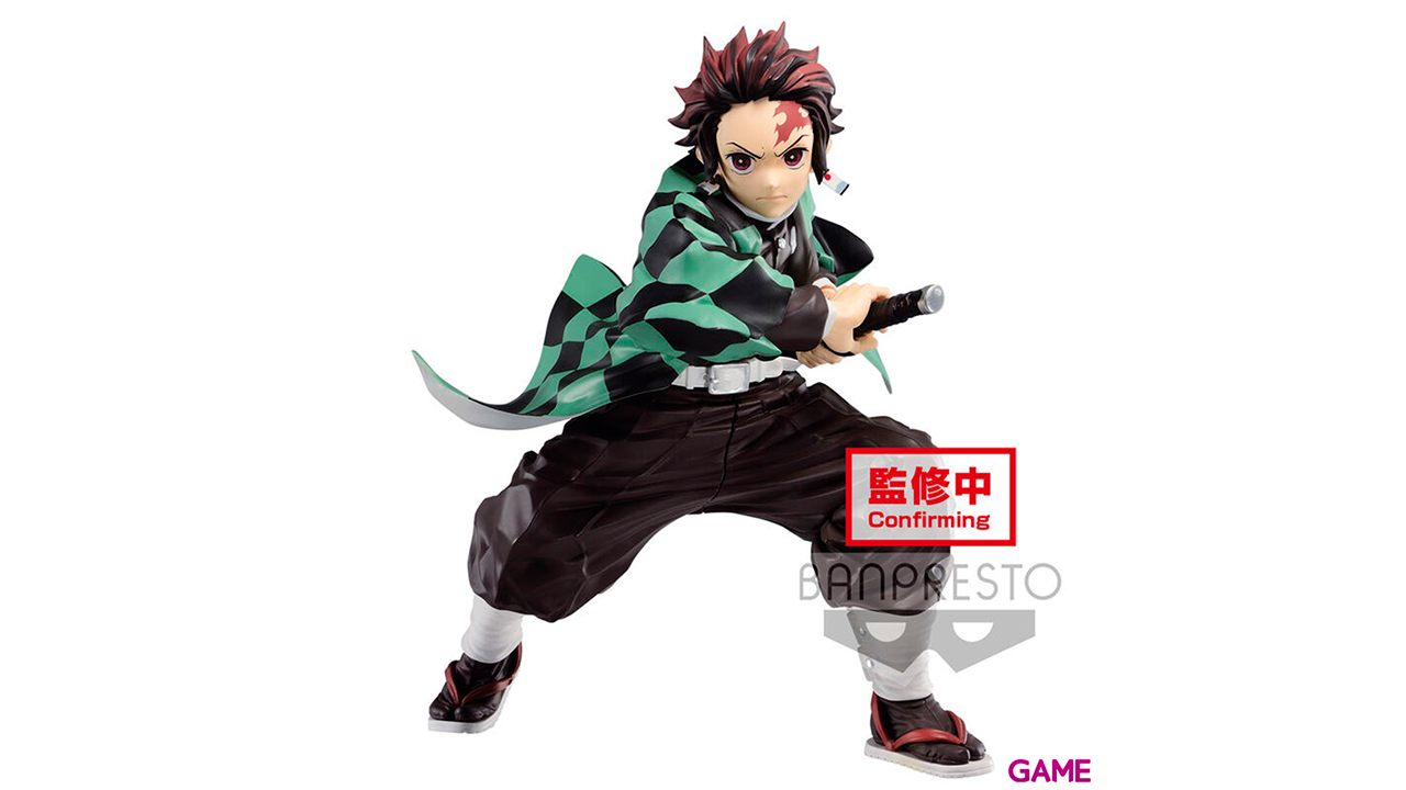 Figura Tanjiro Kamado 1 Demon Slayer Kimetsu no Yaiba Maximatic 18cm-0