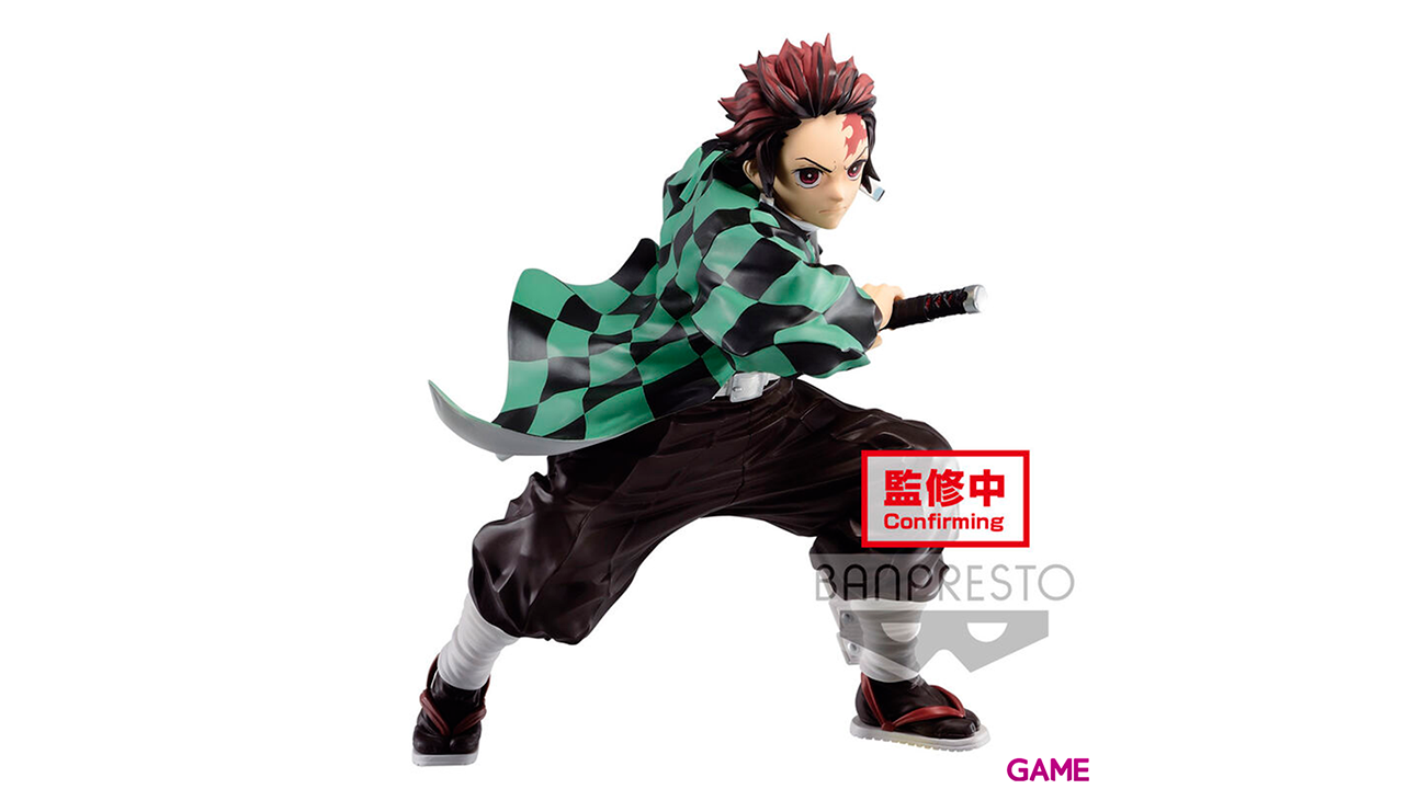 Figura Tanjiro Kamado 1 Demon Slayer Kimetsu no Yaiba Maximatic 18cm-2