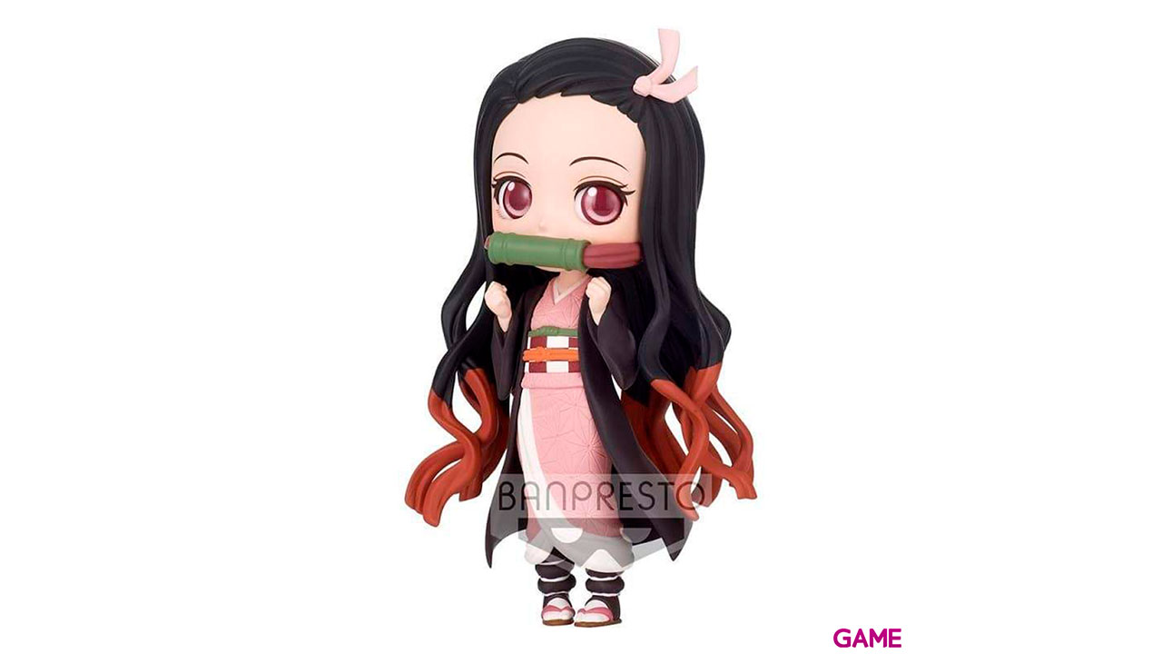 Figura Nezuko Kamado 2 Demon Slayer Kimetsu no Yaiba Q posket 14cm-1