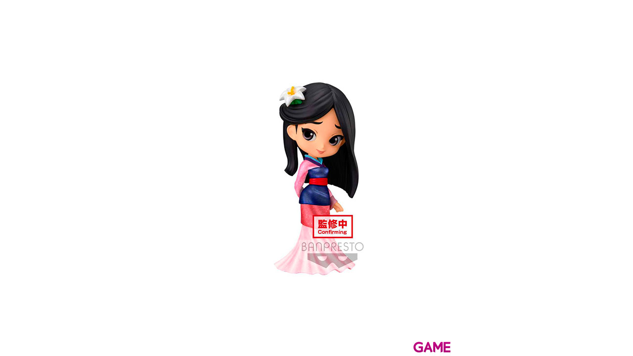 Figura Mulan Glitter line Disney Charecters Q posket 14cm-0