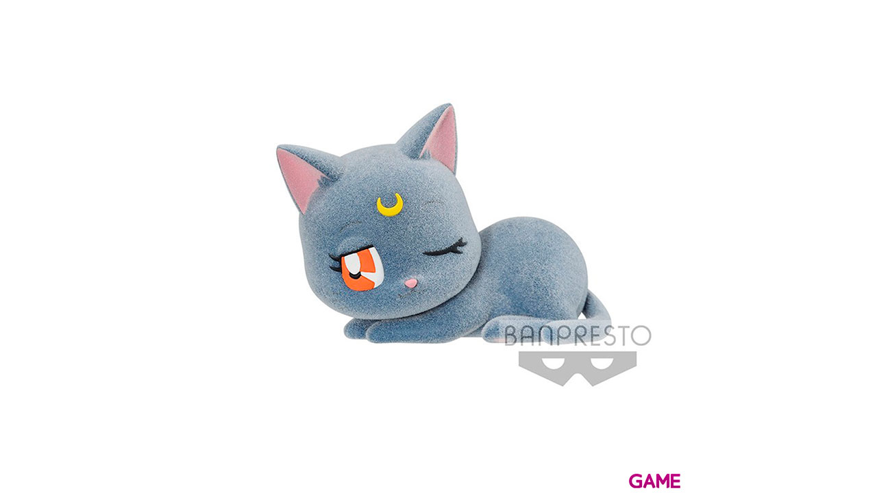 Figura Luna Pretty Guardian Sailor Moon Fluffy Puffy VerB 7cm-0