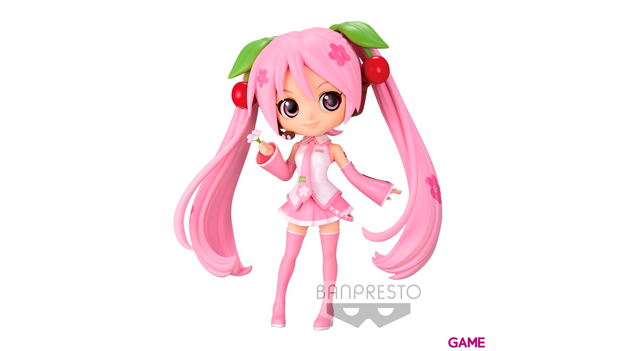 Figura Sakura Miku verA Hatsune Miku Q posket 14cm-0