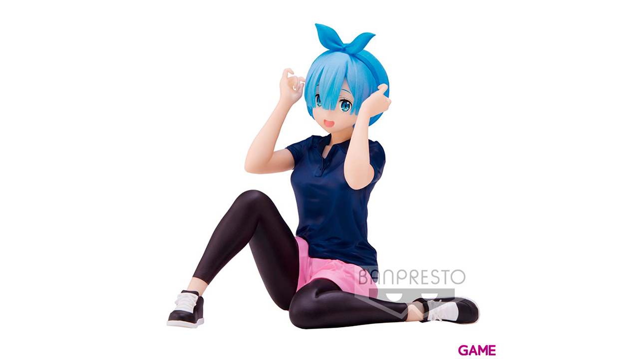 Figura Rem Training Style Relax Time Re Zero Starting Life in Another World 14cm-0