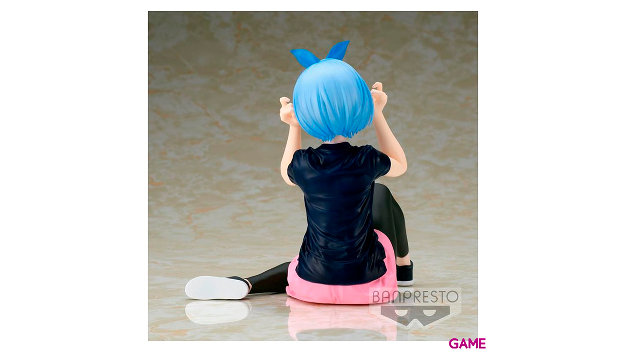 Figura Rem Training Style Relax Time Re Zero Starting Life in Another World 14cm-2