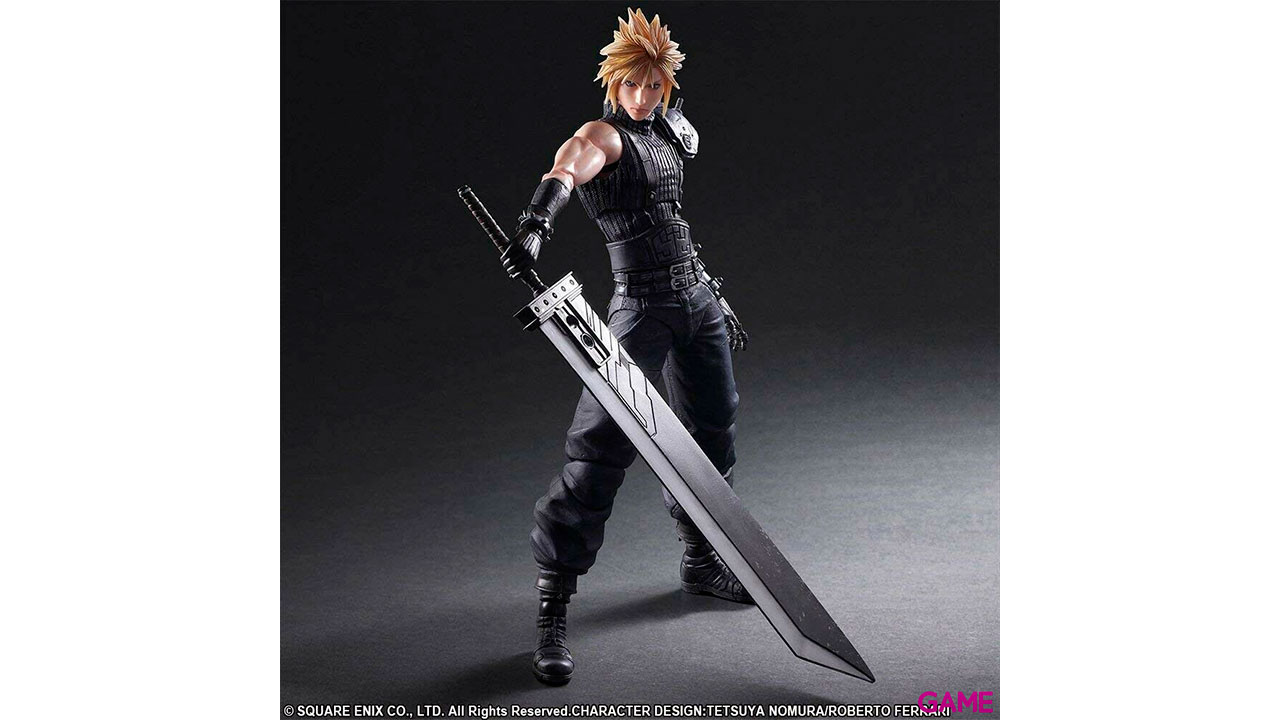 Figura No 1 Cloud Strife Final Fantasy VII Remake Play Arts Kai 28cm-1