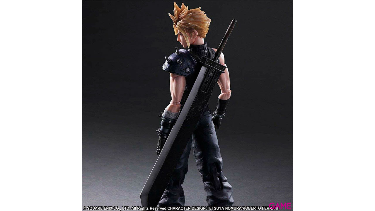 Figura No 1 Cloud Strife Final Fantasy VII Remake Play Arts Kai 28cm-2