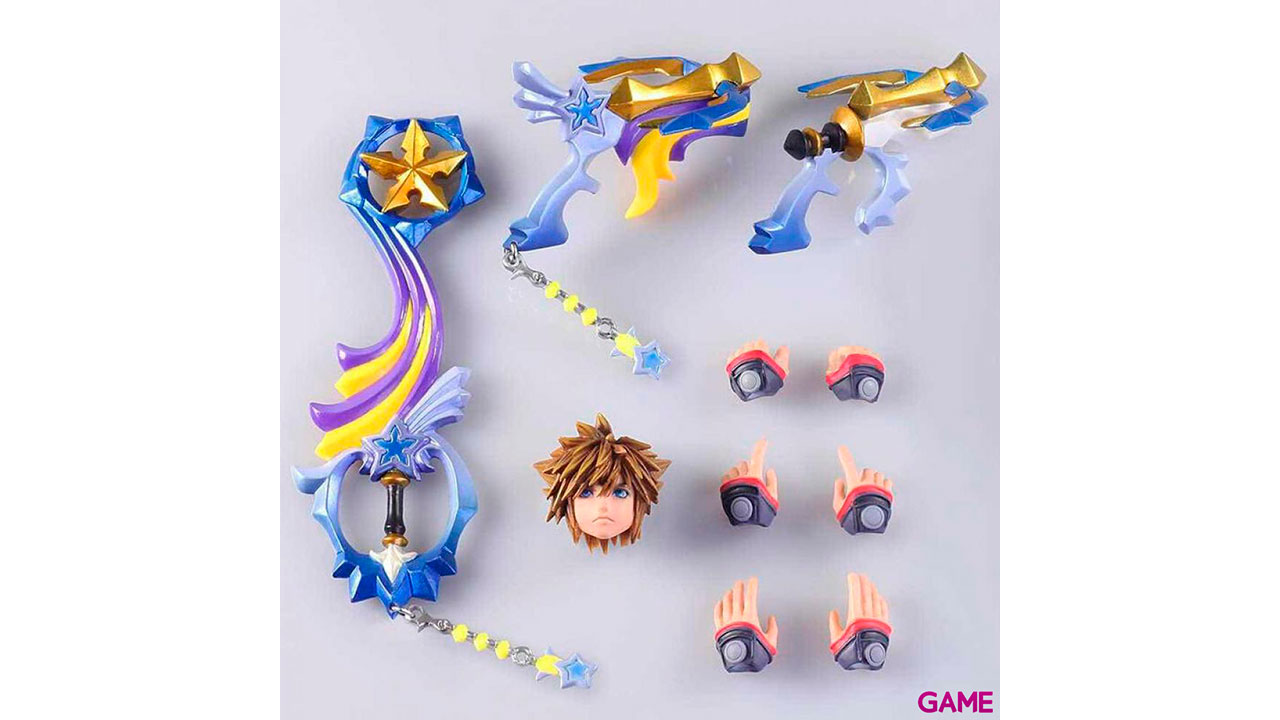 Figura Sora Kingdom Hearts III Bring Arts Disney 15cm-4