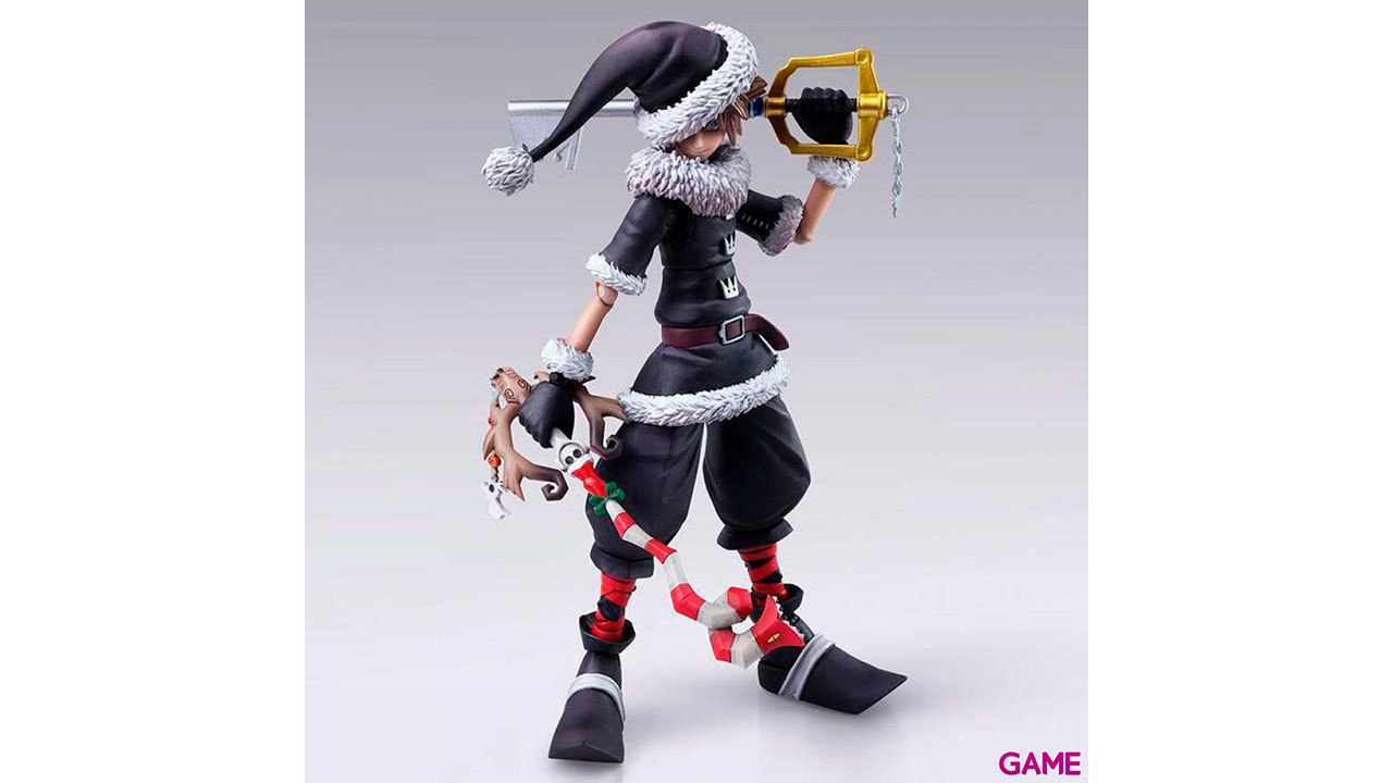 Figura Sora Christmas Town Ver Kingdom Hearts II Bring Arts Disney 15cm-0