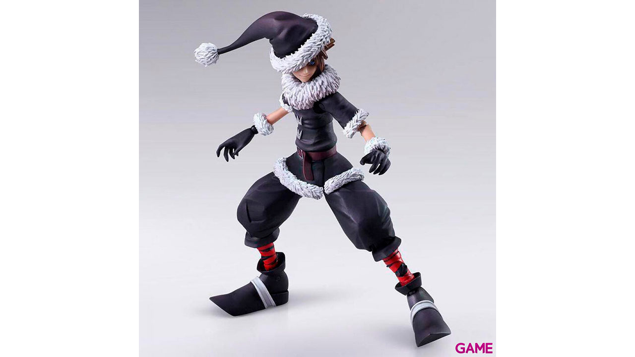 Figura Sora Christmas Town Ver Kingdom Hearts II Bring Arts Disney 15cm-1