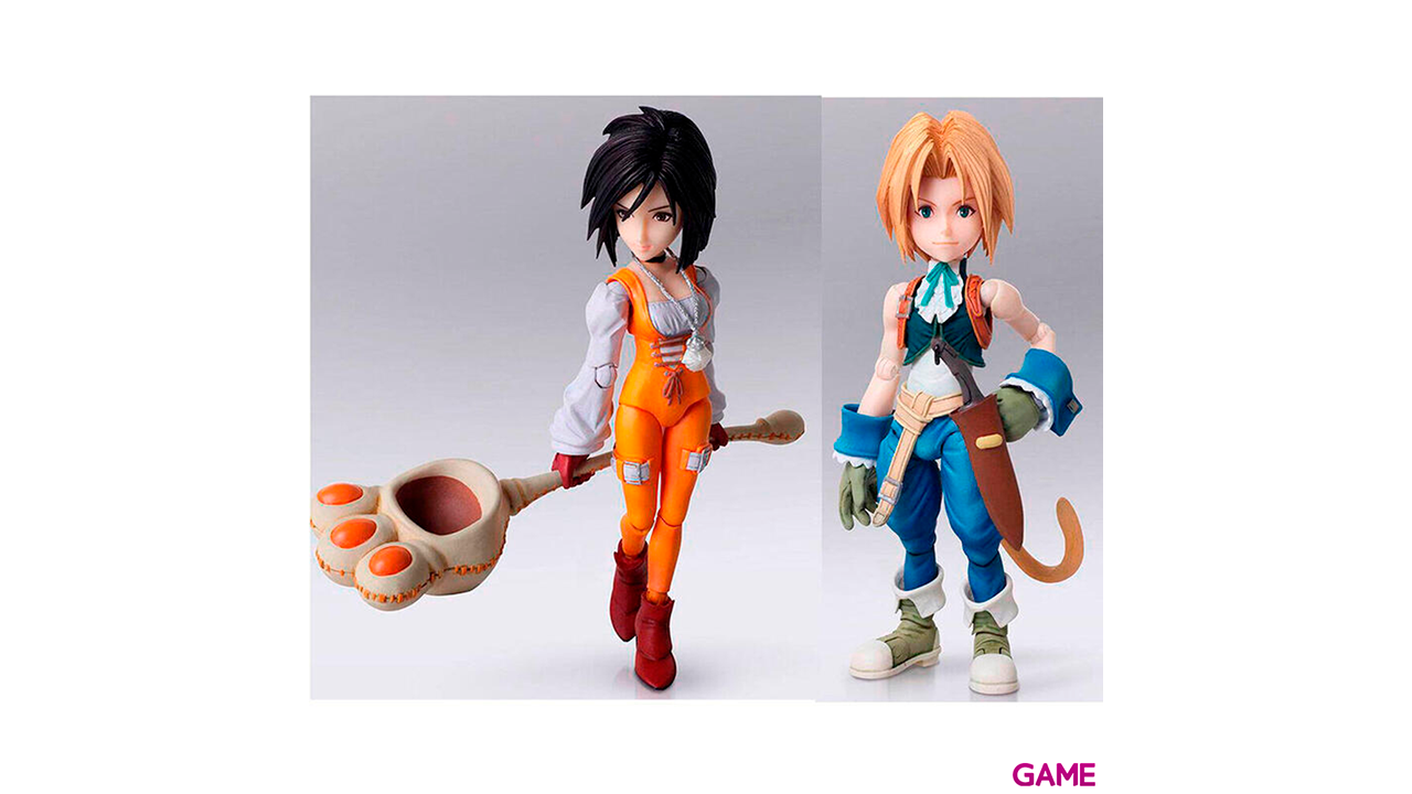 Set 2 figuras Bring Arts Zidane Tribal y Garnet Til Alexandros XVII Final Fantasy IX 12-17cm-0