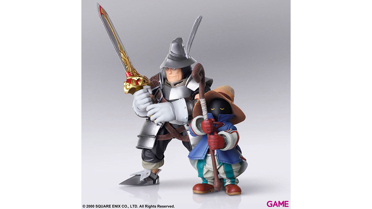 Set 2 figuras Bring Arts Vivi Ornitier y Adelbert Steiner Final Fantasy IX 10-15cm-1