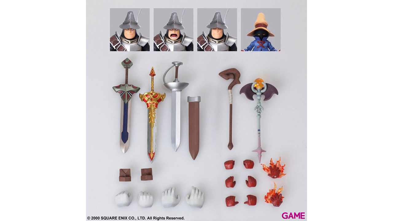 Set 2 figuras Bring Arts Vivi Ornitier y Adelbert Steiner Final Fantasy IX 10-15cm-6
