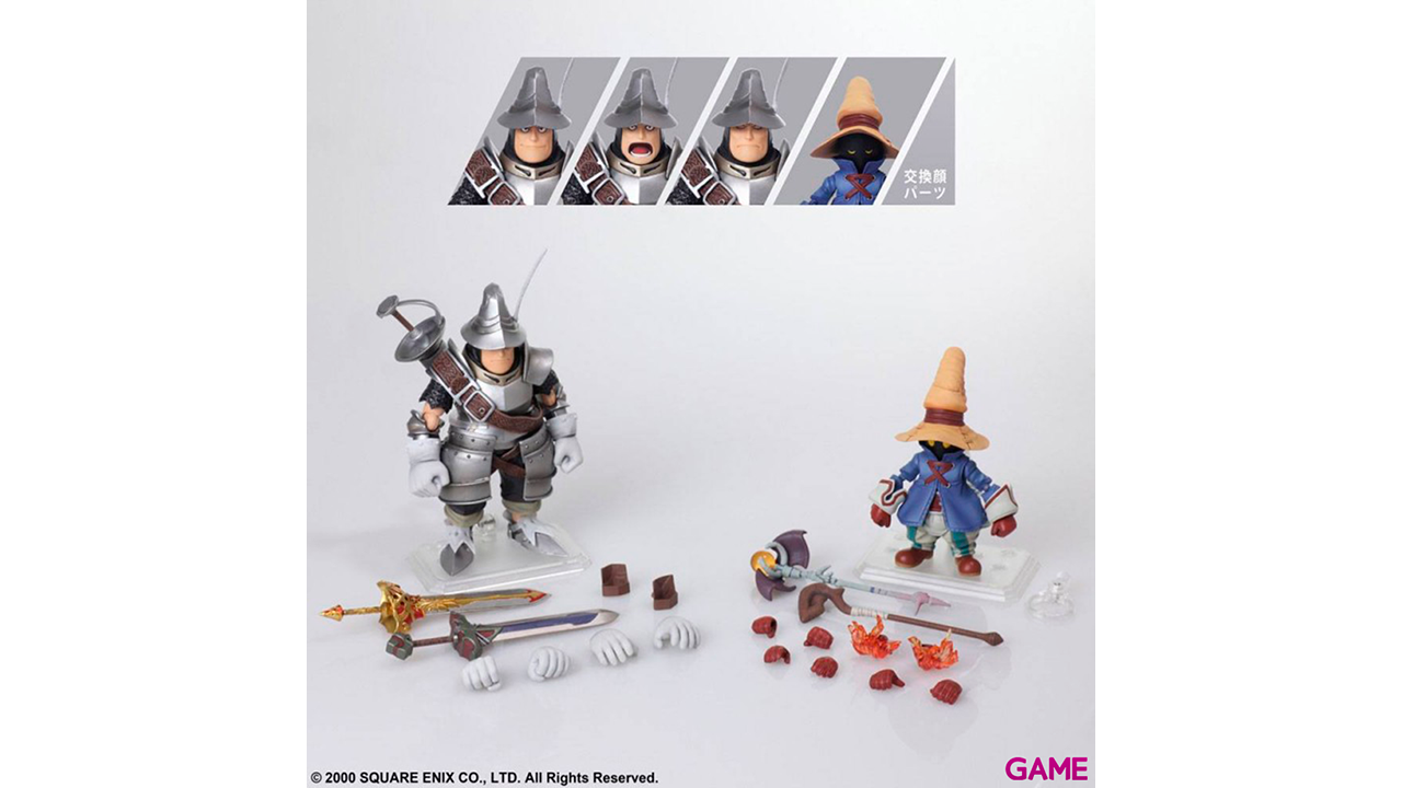Set 2 figuras Bring Arts Vivi Ornitier y Adelbert Steiner Final Fantasy IX 10-15cm-7