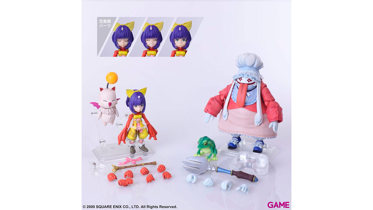 Set 2 figuras Figuras Bring Arts Eiko Carol y Quina Quen Final Fantasy IX 9-14cm-0