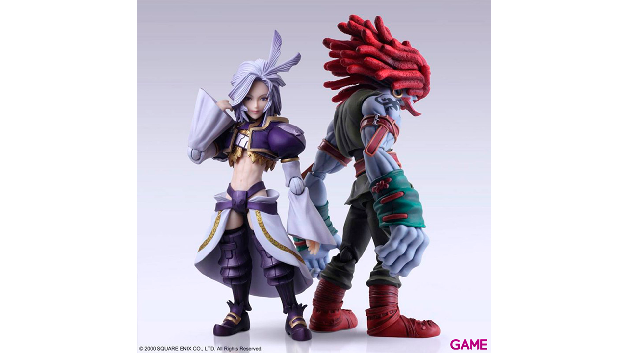 Set 2 figuras Bring Arts Kuja y Amarant Coral Final Fantasy IX 16-18cm-0
