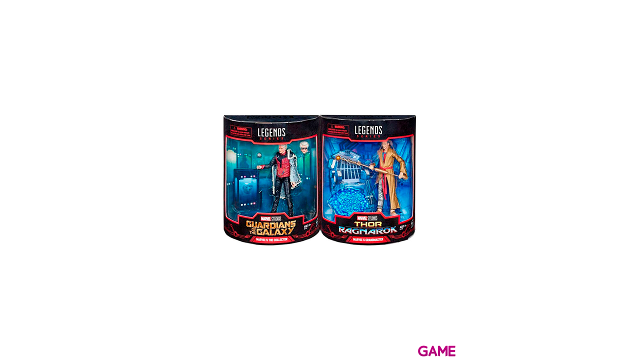 Pack 2 figuras Grandmaster + The Collector Marvel Legends-2