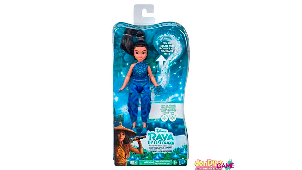 Figura Raya y Flor Kumandra Raya y el Ultimo Dragon Disney-0