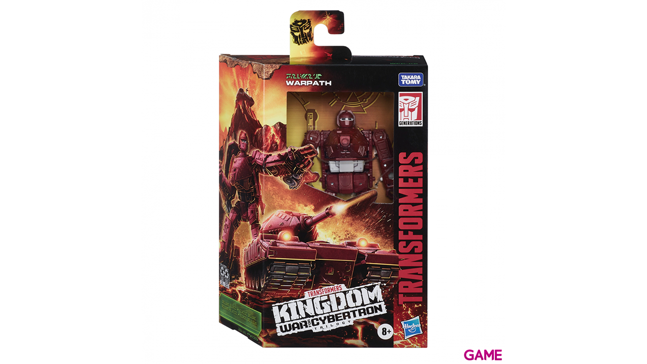 Figura Warpath War For Cybertron Kingdom Transformers 14cm-0