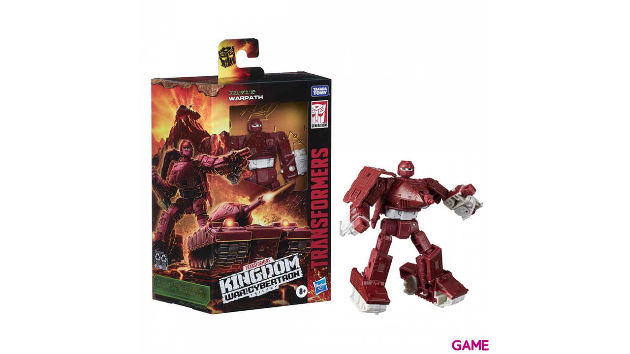 Figura Warpath War For Cybertron Kingdom Transformers 14cm-1