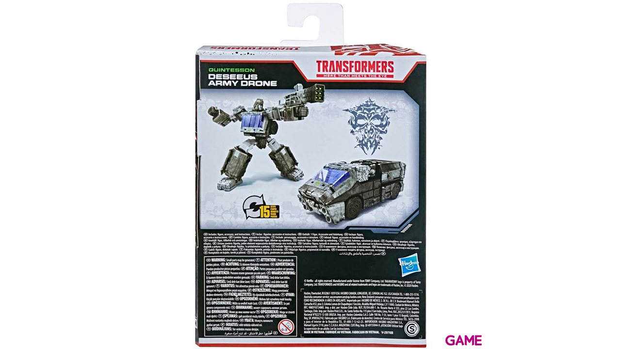 Figura Deseeus Army Drone War for Cybertron Transformers-5