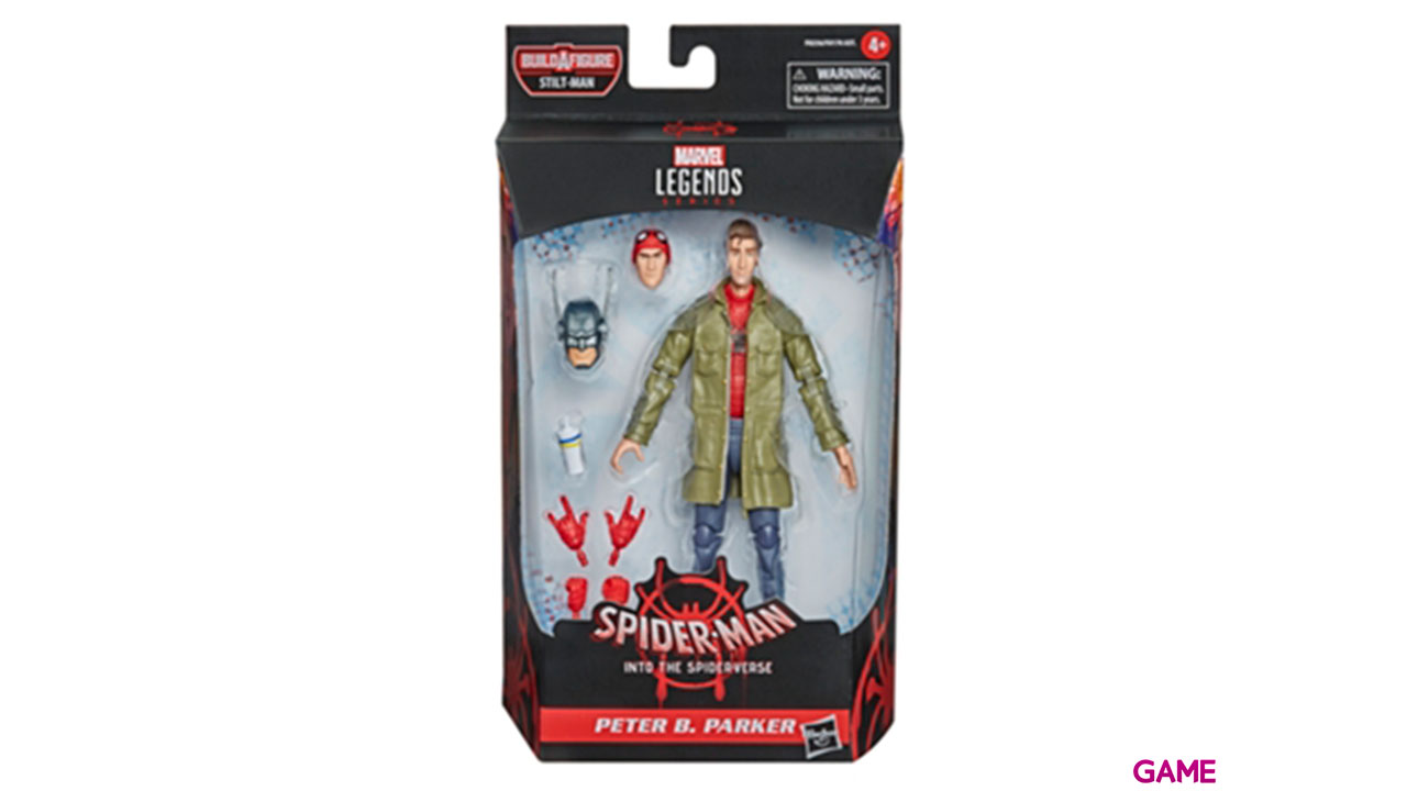 Figura Peter B Parker Spiderman Into the Spider-Verse Marvel 15cm-0