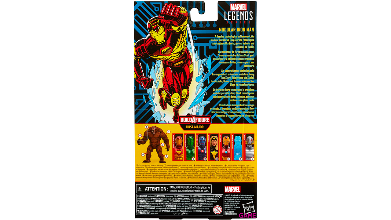 Figura Iron Man Modular Marvel Legends Series 15cm-5