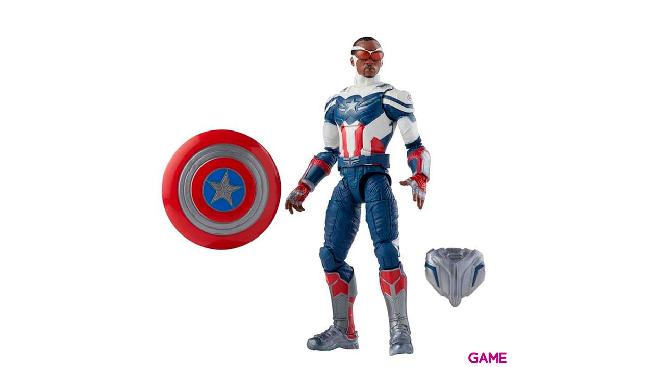 Figura Capitan America Falcon y el Soldado de Invierno Marvel 15cm-1