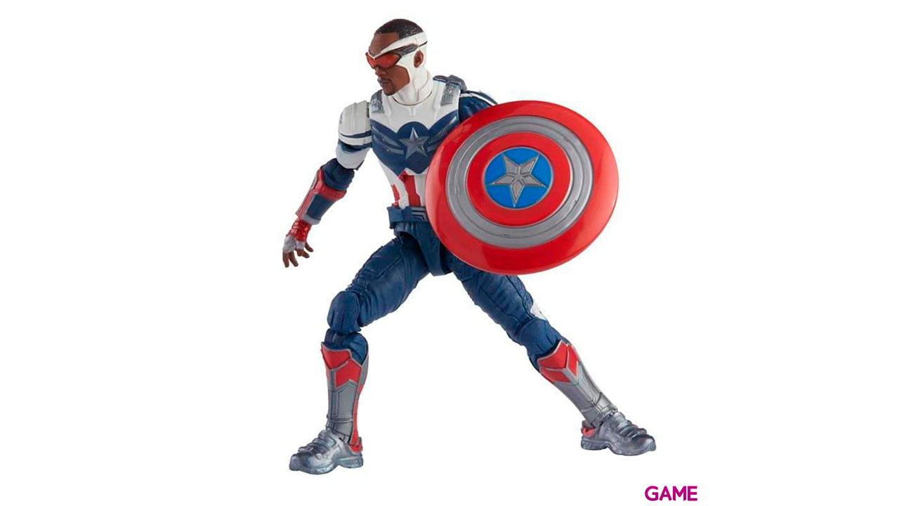 Figura Capitan America Falcon y el Soldado de Invierno Marvel 15cm-2
