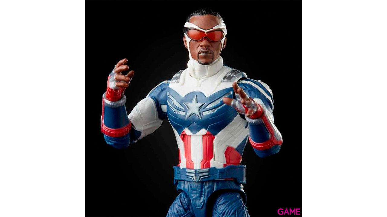 Figura Capitan America Falcon y el Soldado de Invierno Marvel 15cm-4