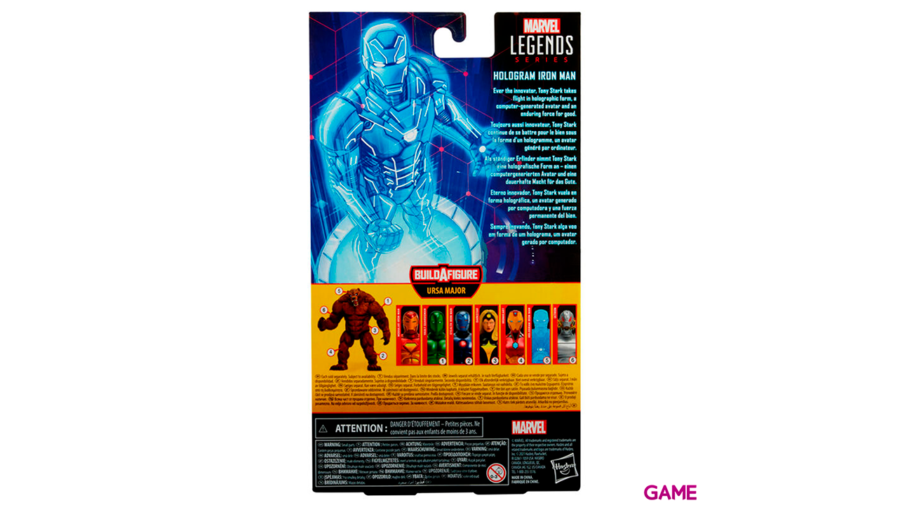 Figura Iron Man Holograma Marvel Legends Series 15cm-0