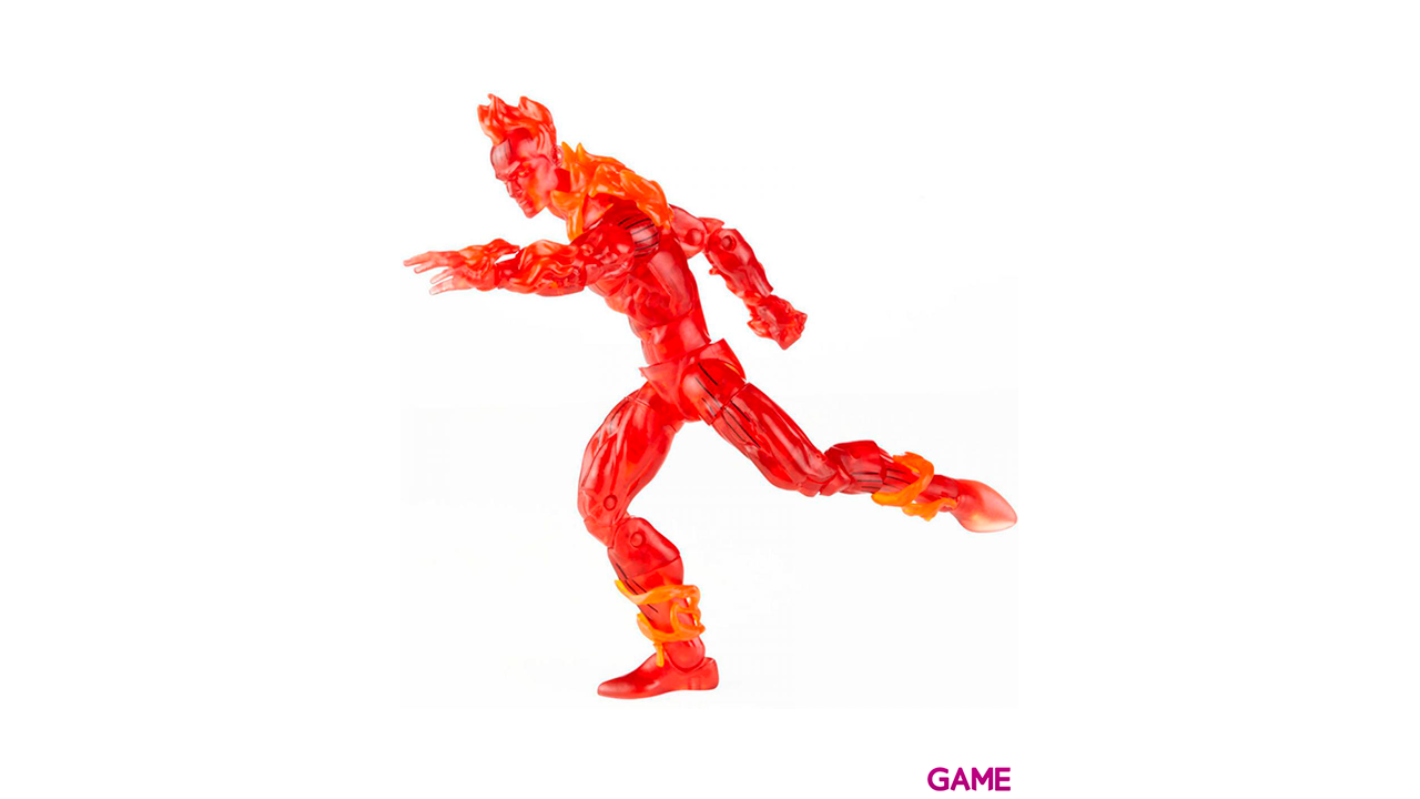 Figura La Antorcha Humana 4 Fantasticos Marvel Vintage 15cm-1