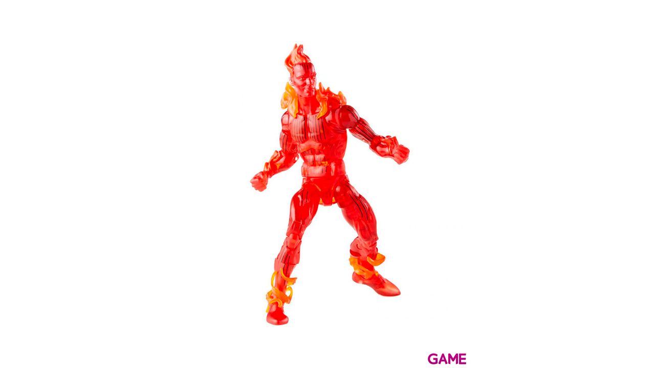 Figura La Antorcha Humana 4 Fantasticos Marvel Vintage 15cm-2