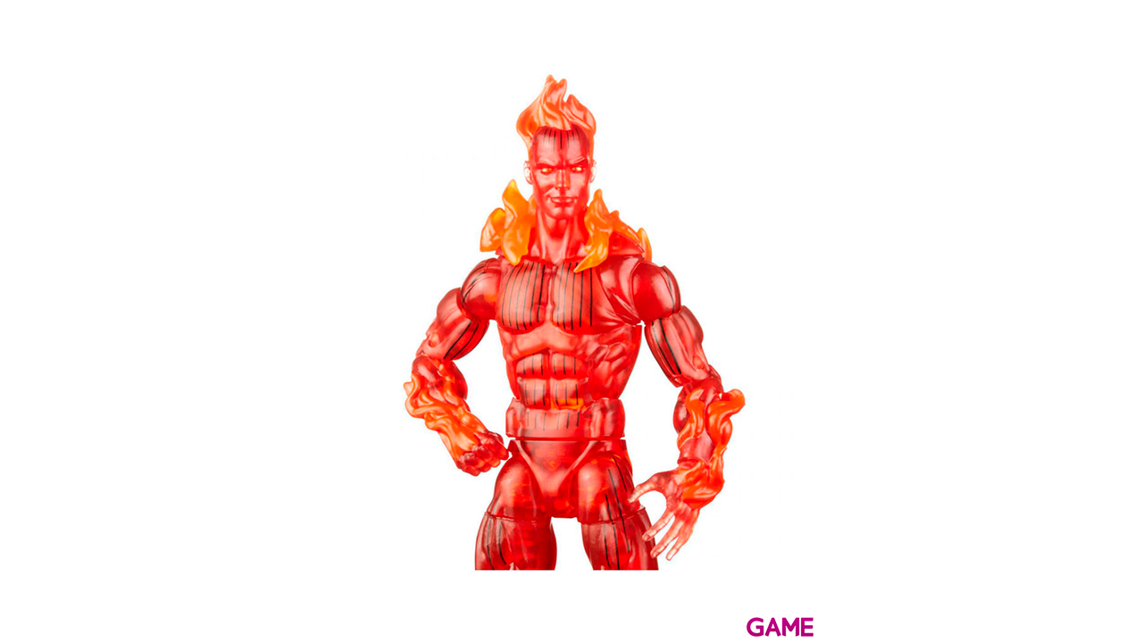 Figura La Antorcha Humana 4 Fantasticos Marvel Vintage 15cm-3