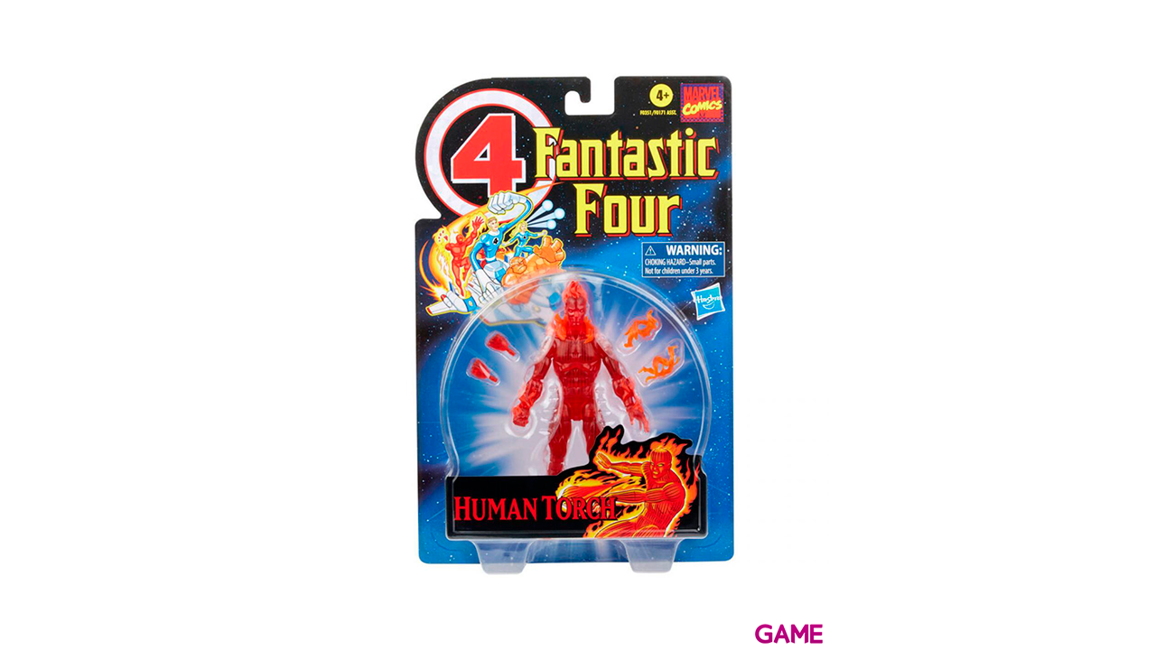 Figura La Antorcha Humana 4 Fantasticos Marvel Vintage 15cm-4