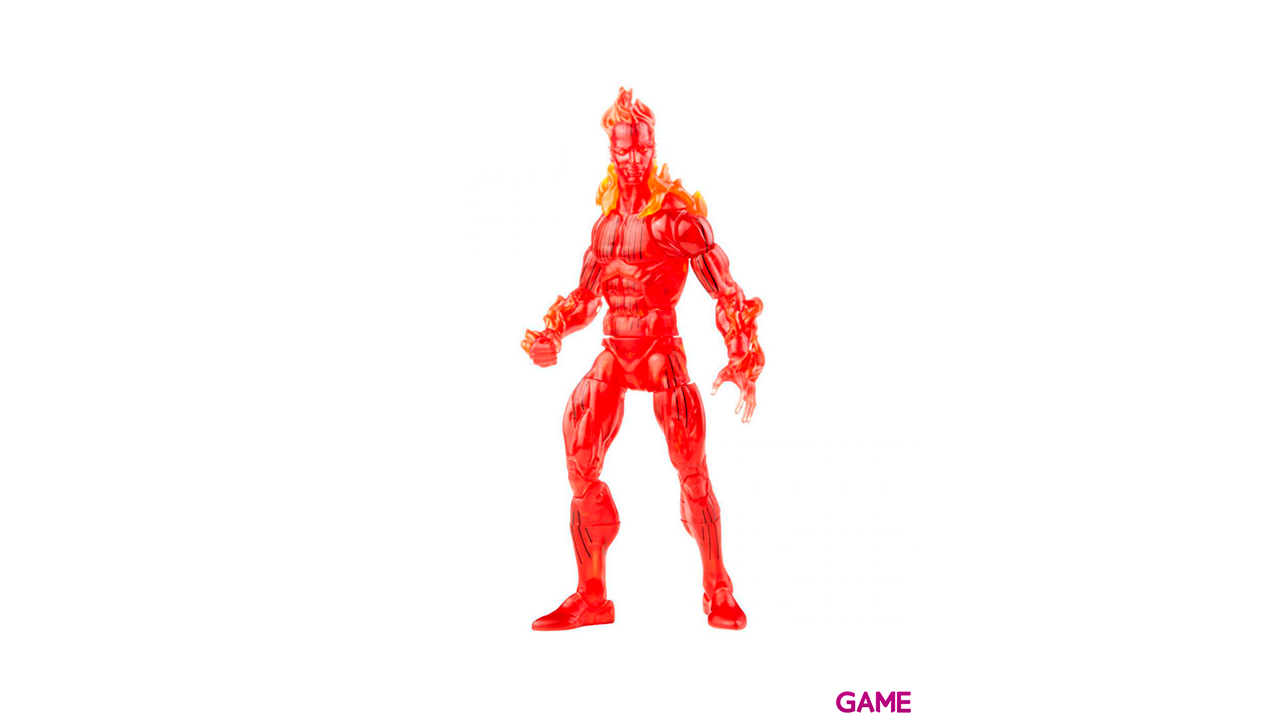 Figura La Antorcha Humana 4 Fantasticos Marvel Vintage 15cm-5