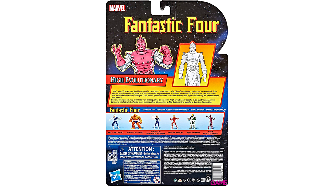 Figura High Evolutionary 4 Fantasticos Marvel Vintage 15cm-5