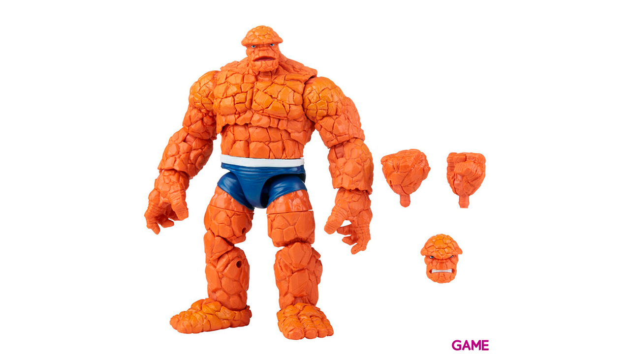 Figura La Cosa 4 Fantasticos Marvel Vintage 15cm-0
