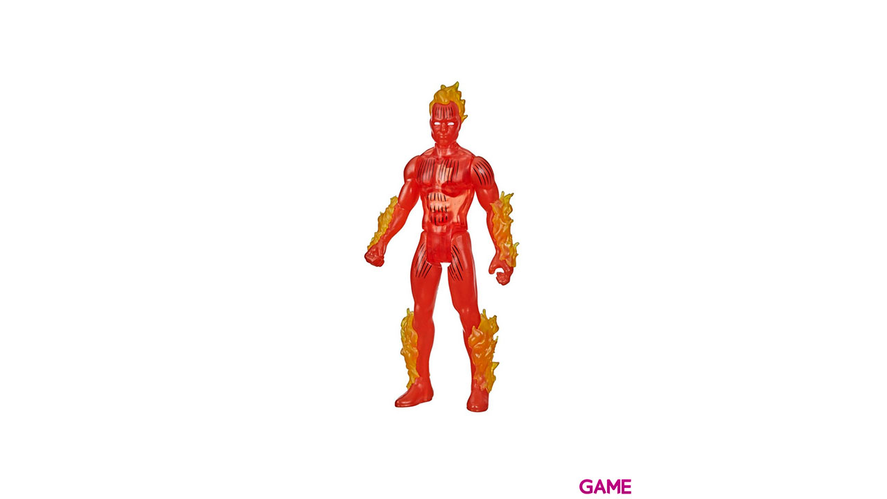 Figura Antorcha Humana Los 4 Fantasticos Marvel 9,5cm-1