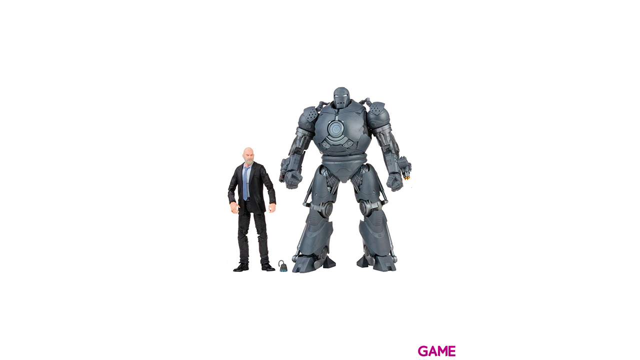 Set 2 figuras Obadiah Stane y Iron Monger Iron Man The Infinity Saga Marvel Legends 15cm-1