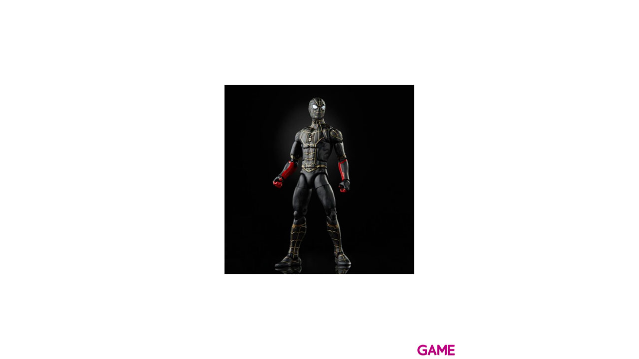 Figura Spiderman Black No Way Home Marvel Legends 15cm-0