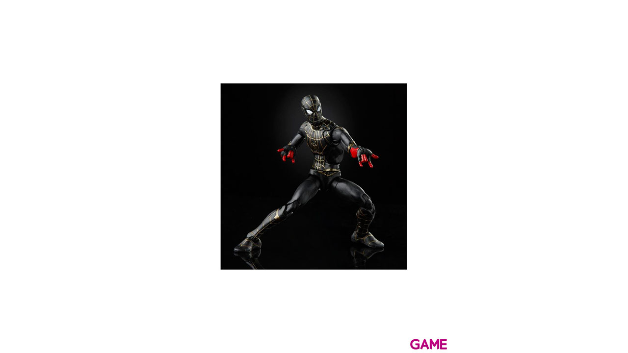 Figura Spiderman Black No Way Home Marvel Legends 15cm-1