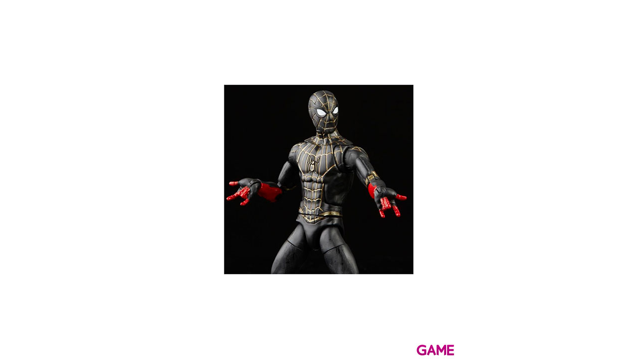 Figura Spiderman Black No Way Home Marvel Legends 15cm-2